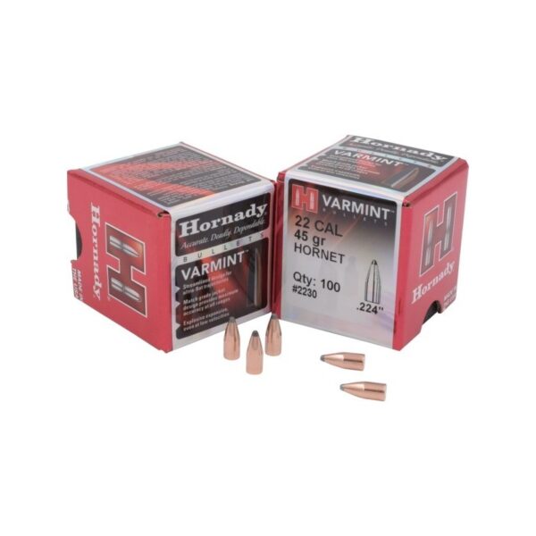 HORNADY 22 Cal .224 45gr Hornet